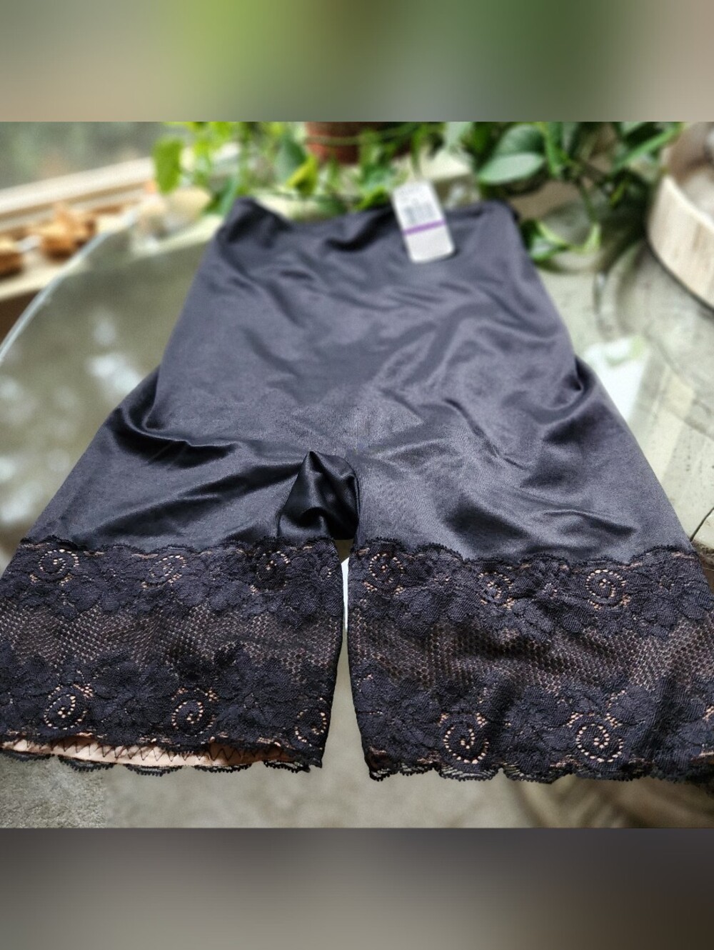 Nancy Ganz BoDY NWT #07345 Lace Trim High Waist Thigh Shaper Shorts Size 2XL
